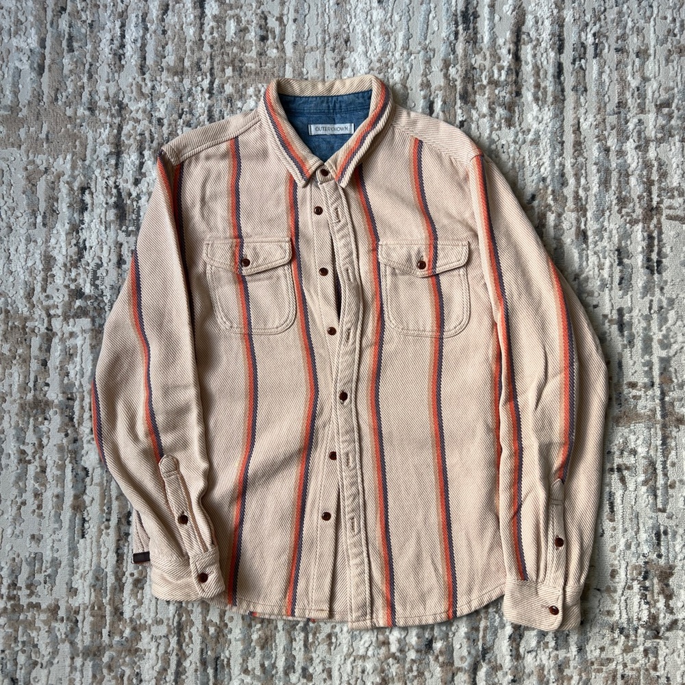 Outerknown Multicolor Striped Blanket Shirt